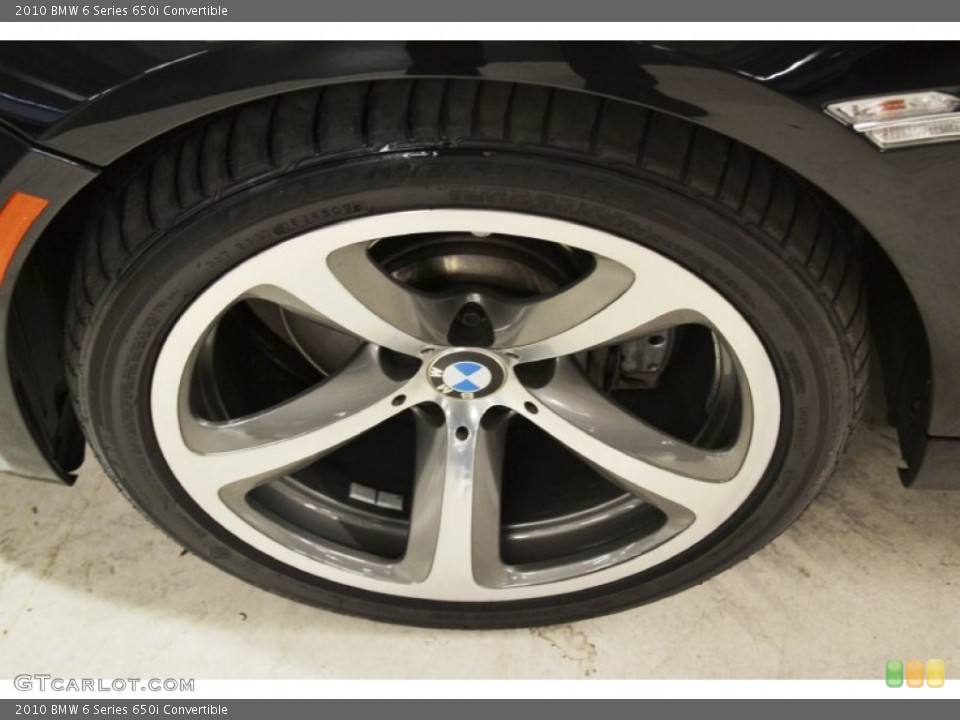 2010 BMW 6 Series 650i Convertible Wheel and Tire Photo #73217812