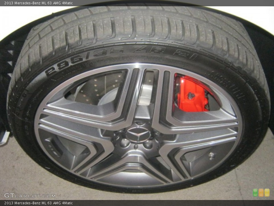 2013 Mercedes-Benz ML 63 AMG 4Matic Wheel and Tire Photo #73226139