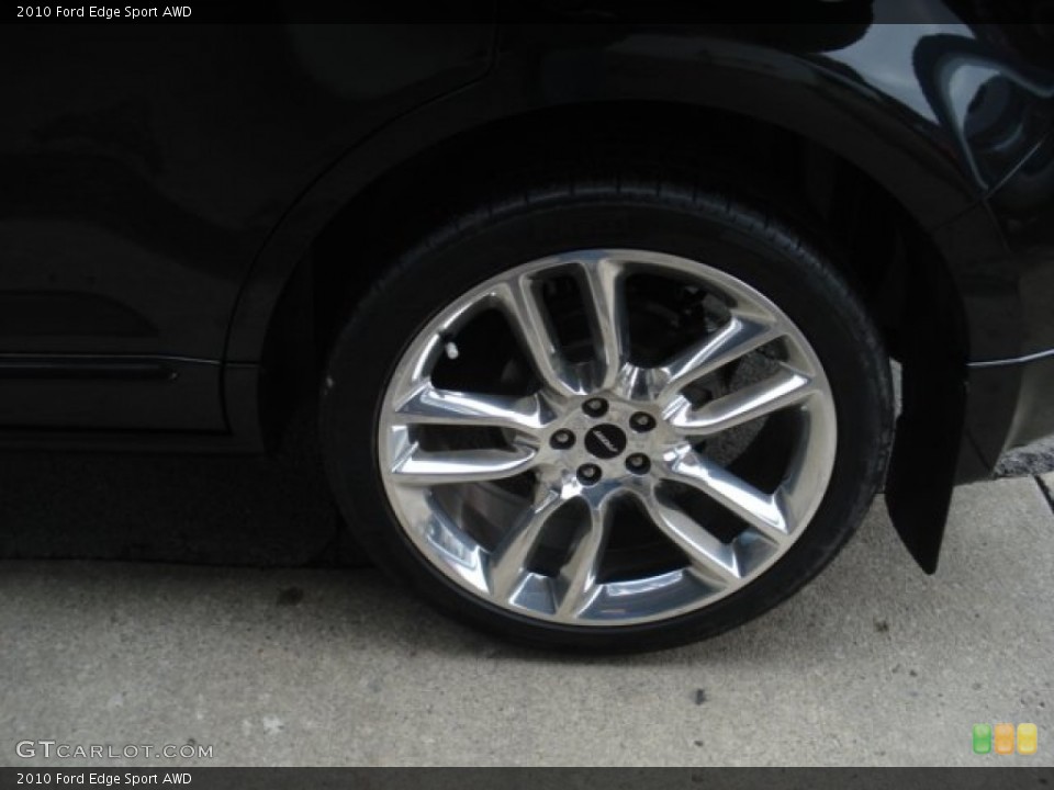 2010 Ford Edge Sport AWD Wheel and Tire Photo #73226400