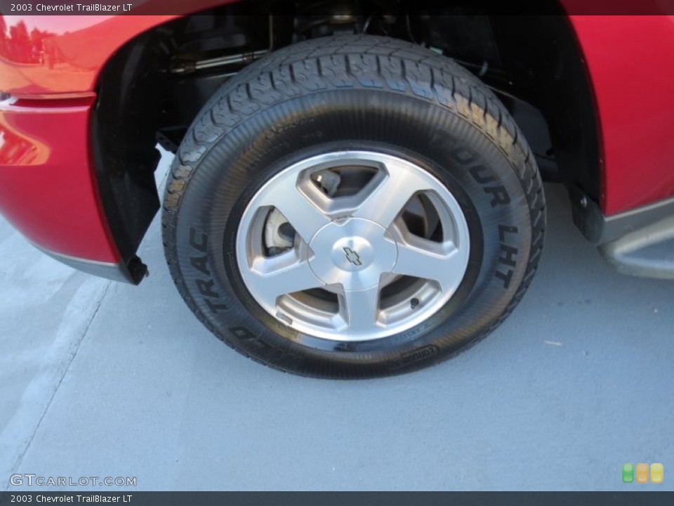 2003 Chevrolet TrailBlazer LT Wheel and Tire Photo #73242678
