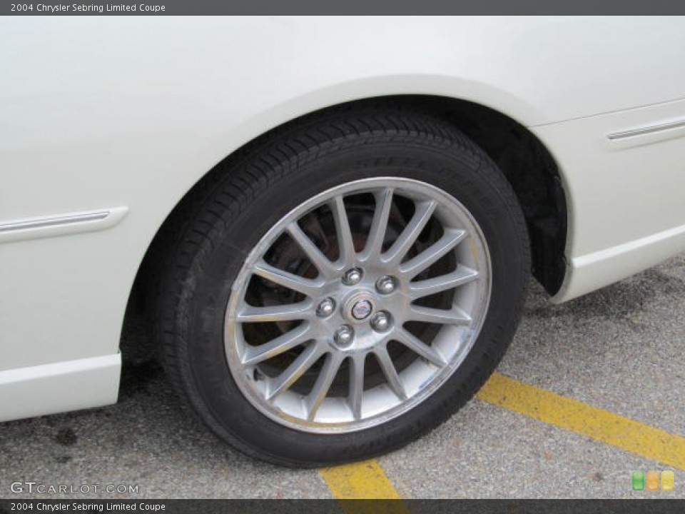 2004 Chrysler Sebring Limited Coupe Wheel and Tire Photo #73249706