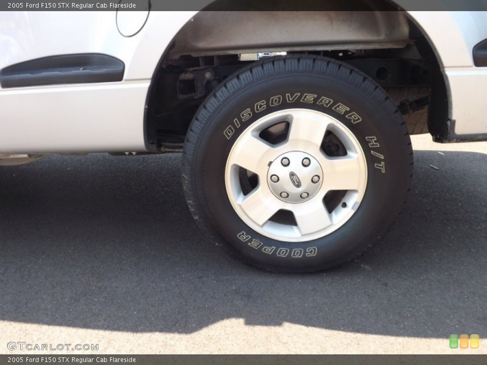 2005 Ford F150 STX Regular Cab Flareside Wheel and Tire Photo #73259012