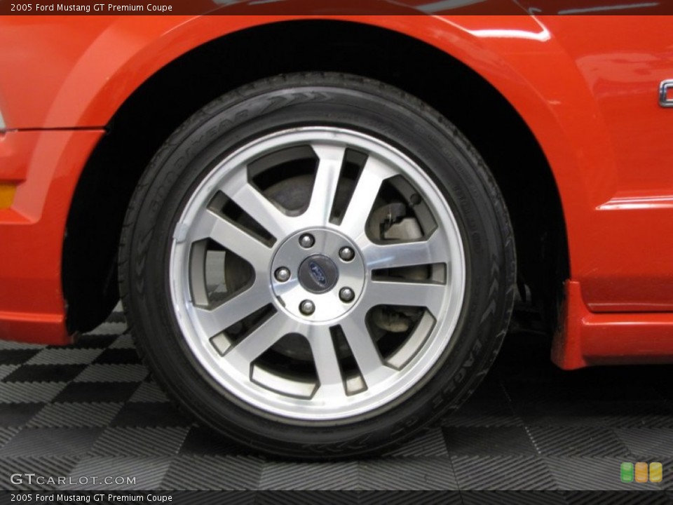 2005 Ford Mustang GT Premium Coupe Wheel and Tire Photo #73264505