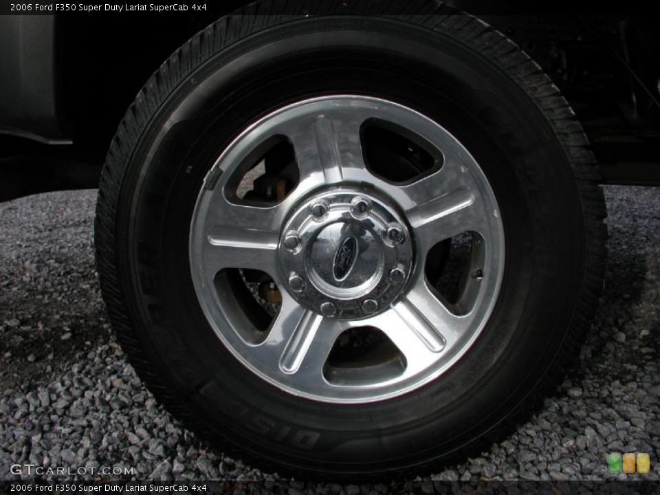 2006 Ford F350 Super Duty Lariat SuperCab 4x4 Wheel and Tire Photo #73268409