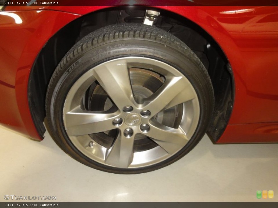 2011 Lexus IS 350C Convertible Wheel and Tire Photo #73268831