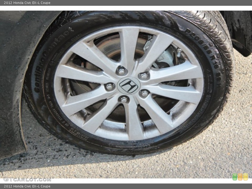 2012 Honda Civic EX-L Coupe Wheel and Tire Photo #73268952
