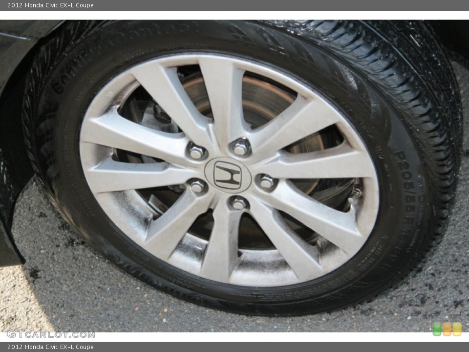 2012 Honda Civic EX-L Coupe Wheel and Tire Photo #73268976