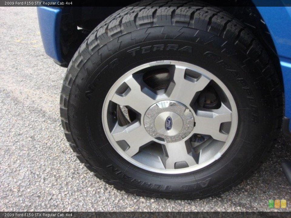 2009 Ford F150 STX Regular Cab 4x4 Wheel and Tire Photo #73271328