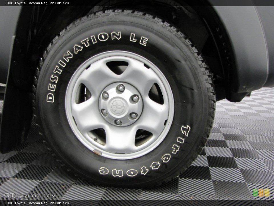 2008 Toyota Tacoma Regular Cab 4x4 Wheel and Tire Photo #73271925