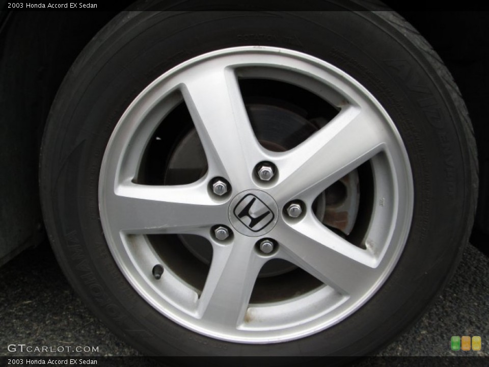 2003 Honda Accord EX Sedan Wheel and Tire Photo #73272026
