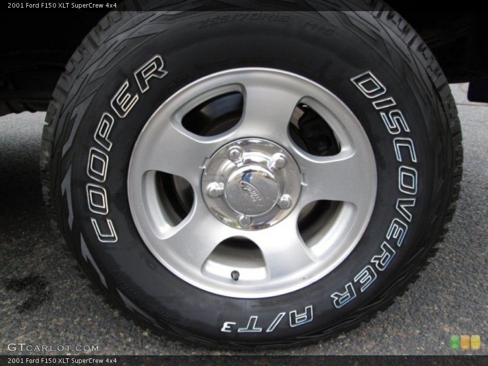 2001 Ford F150 XLT SuperCrew 4x4 Wheel and Tire Photo #73273011