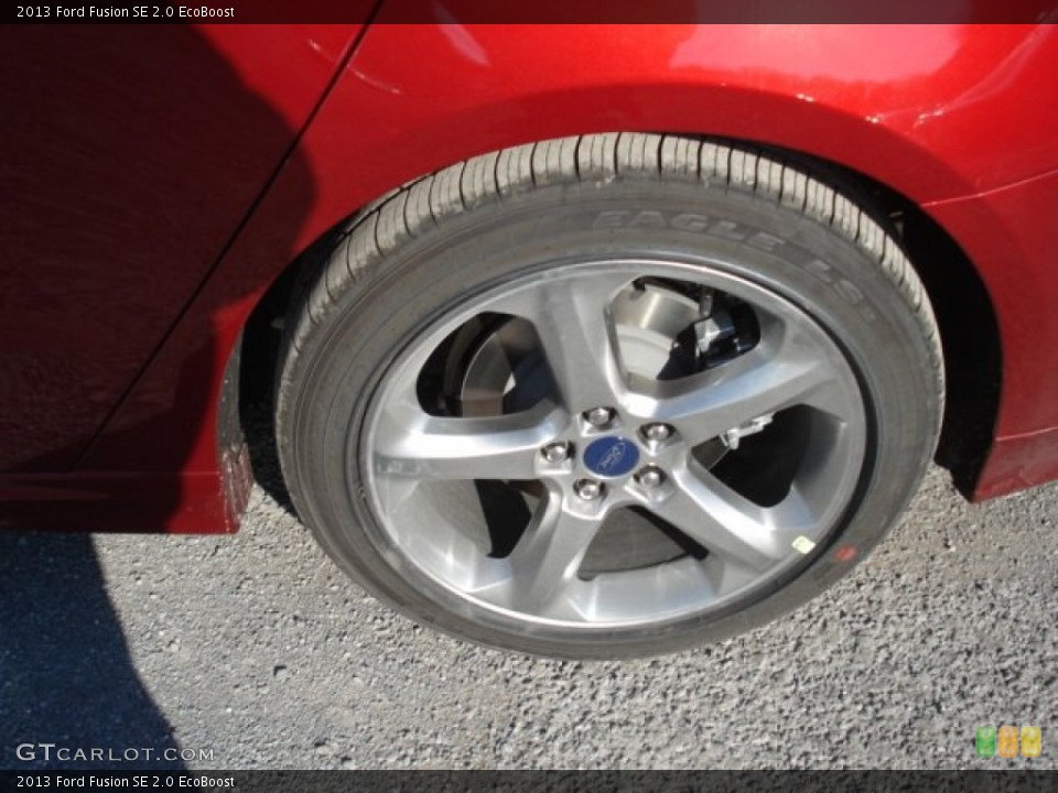 2013 Ford Fusion SE 2.0 EcoBoost Wheel and Tire Photo #73275975