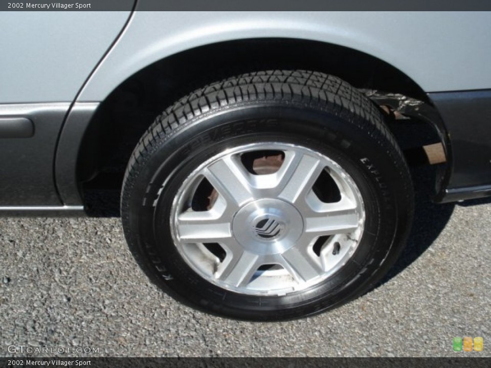 2002 Mercury Villager Sport Wheel and Tire Photo #73277846