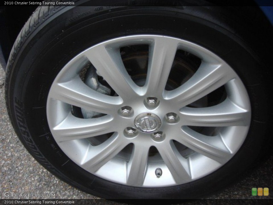 2010 Chrysler Sebring Touring Convertible Wheel and Tire Photo #73282677