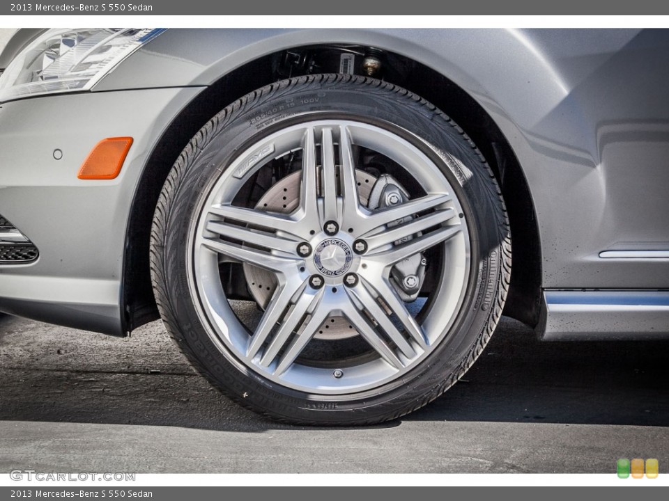 2013 Mercedes-Benz S 550 Sedan Wheel and Tire Photo #73285590