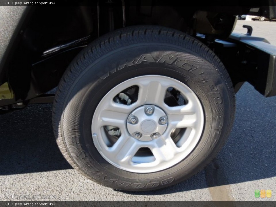 2013 Jeep Wrangler Sport 4x4 Wheel and Tire Photo #73292028
