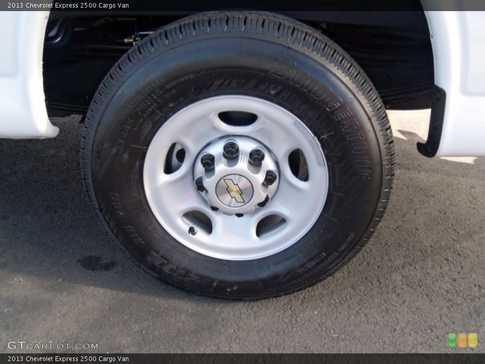 2013 Chevrolet Express 2500 Cargo Van Wheel and Tire Photo #73293213