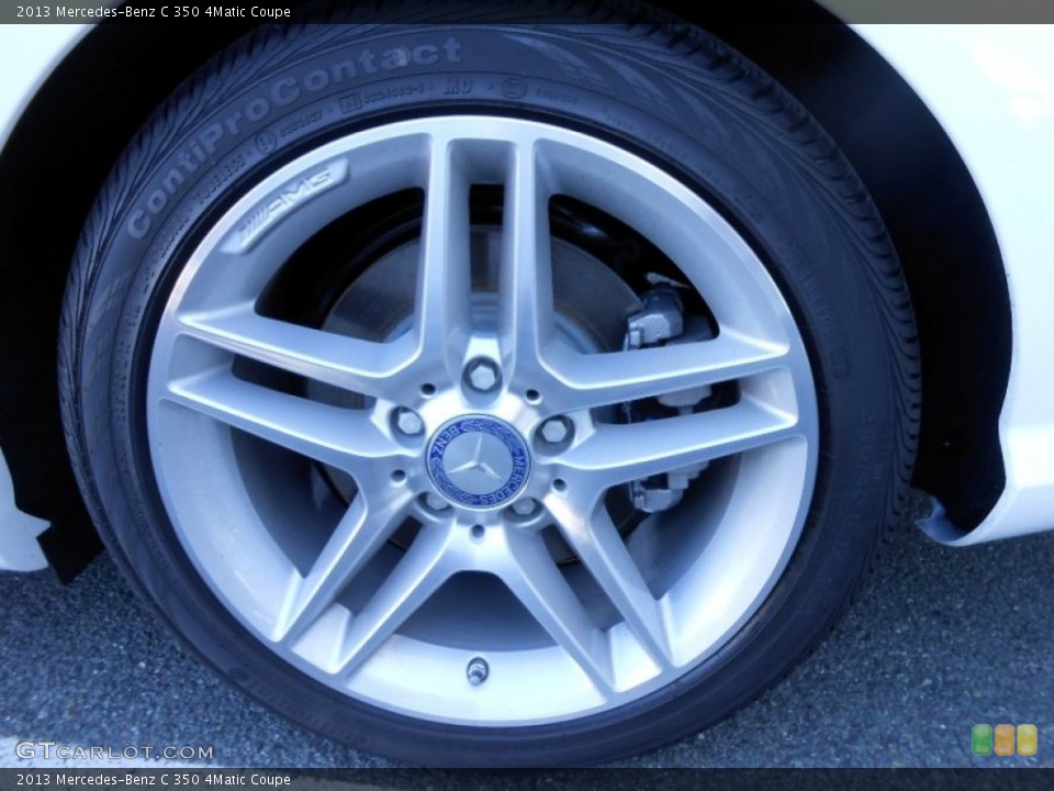 2013 Mercedes-Benz C 350 4Matic Coupe Wheel and Tire Photo #73311432