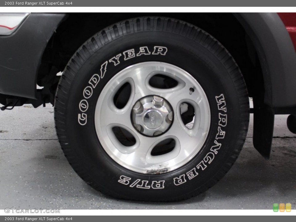 2003 Ford Ranger XLT SuperCab 4x4 Wheel and Tire Photo #73313873