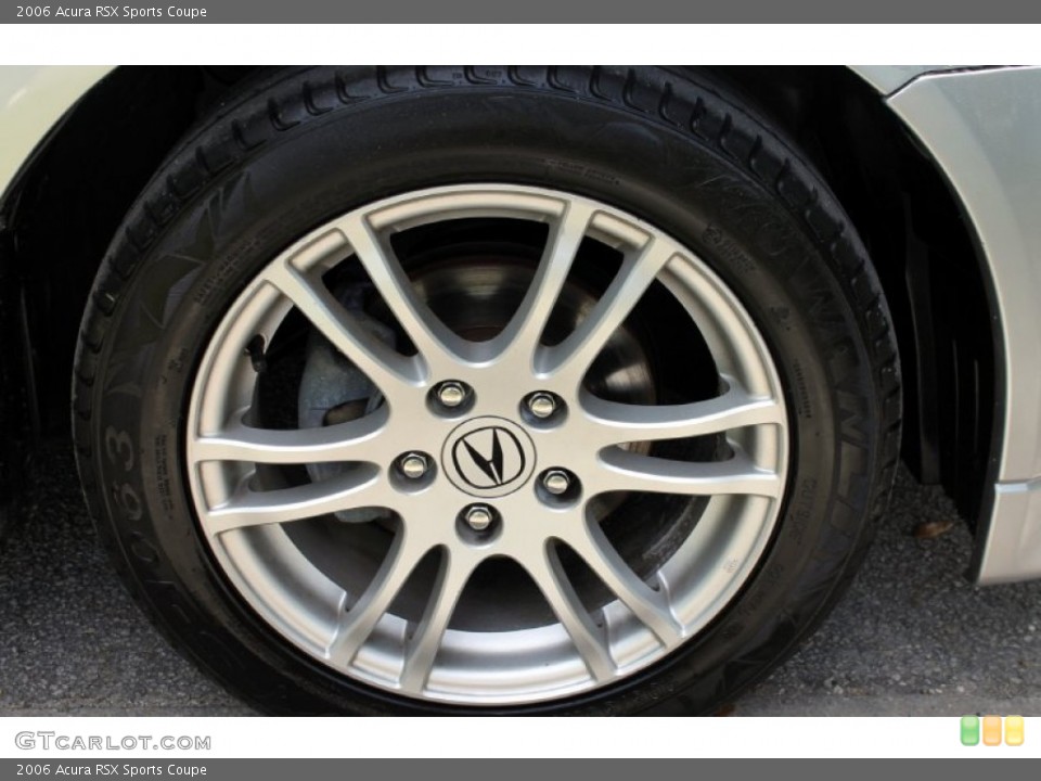 2006 Acura RSX Sports Coupe Wheel and Tire Photo #73316115
