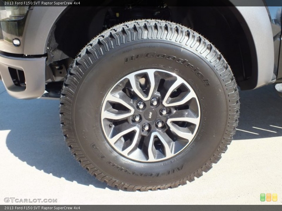 2013 Ford F150 SVT Raptor SuperCrew 4x4 Wheel and Tire Photo #73316532