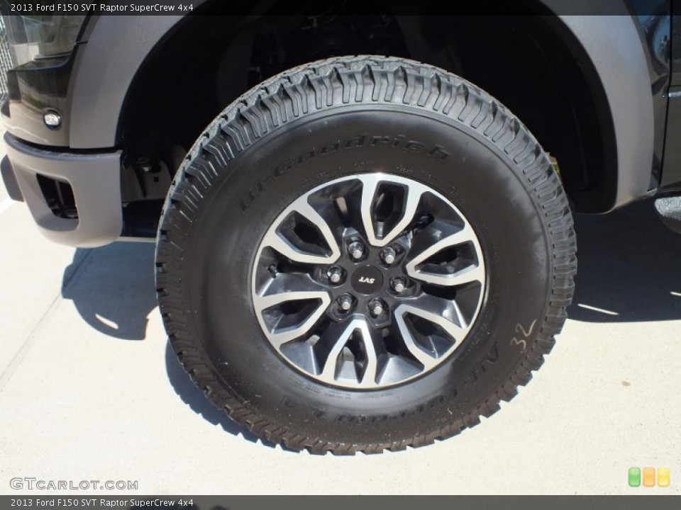 2013 Ford F150 SVT Raptor SuperCrew 4x4 Wheel and Tire Photo #73317130