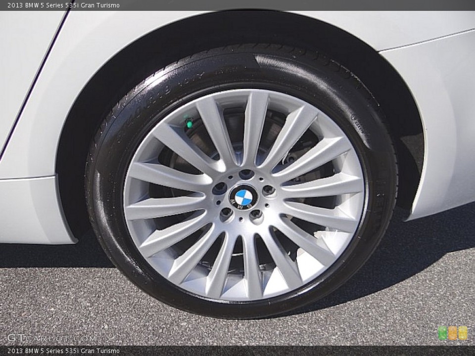 2013 BMW 5 Series 535i Gran Turismo Wheel and Tire Photo #73317651