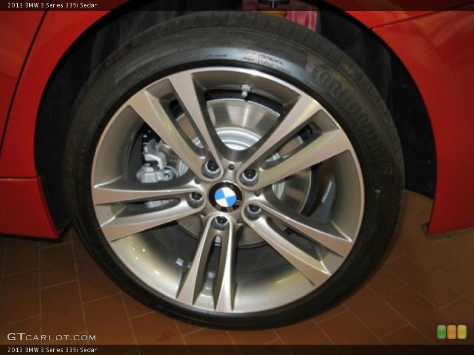 2013 BMW 3 Series 335i Sedan Wheel and Tire Photo #73320054