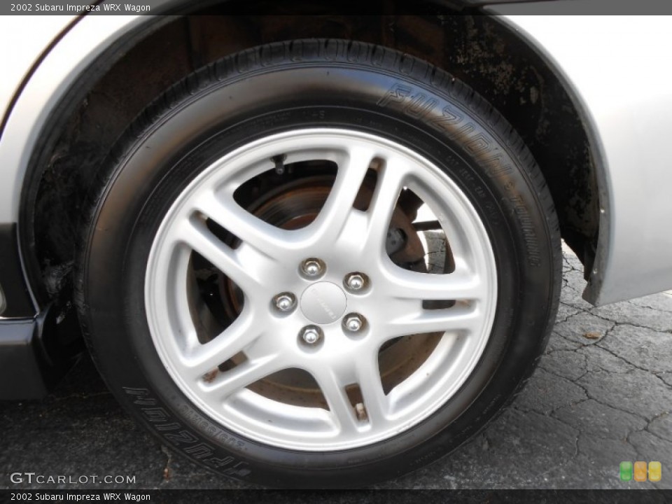 2002 Subaru Impreza WRX Wagon Wheel and Tire Photo #73326825