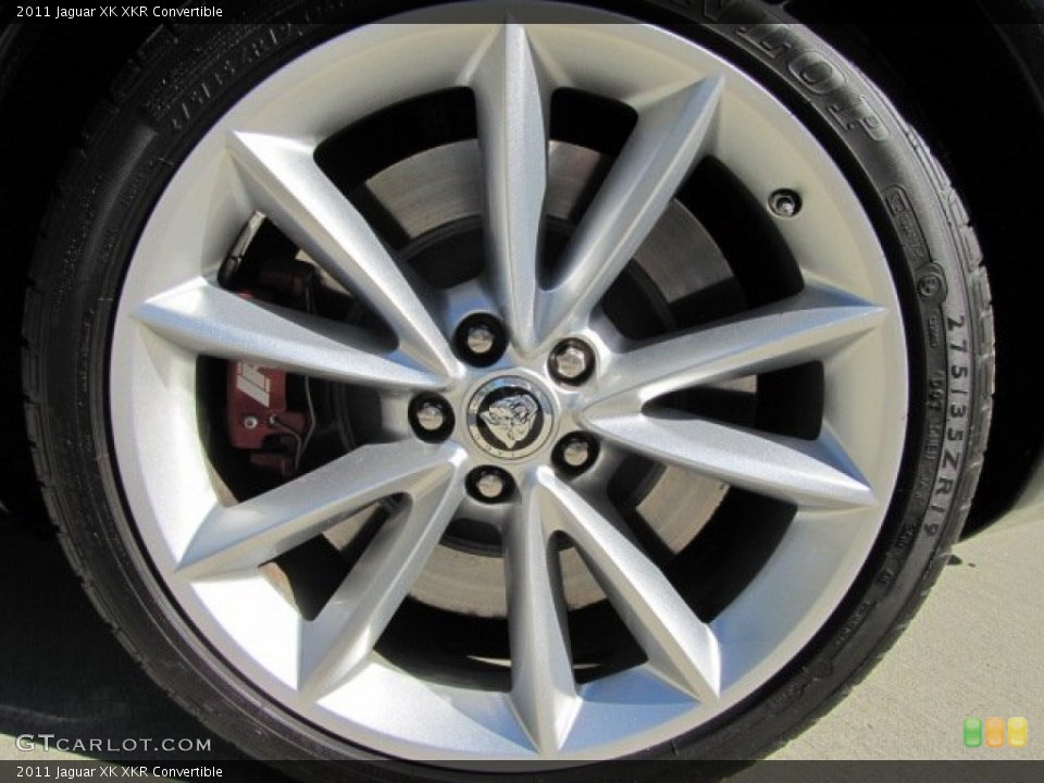 2011 Jaguar XK XKR Convertible Wheel and Tire Photo #73328280