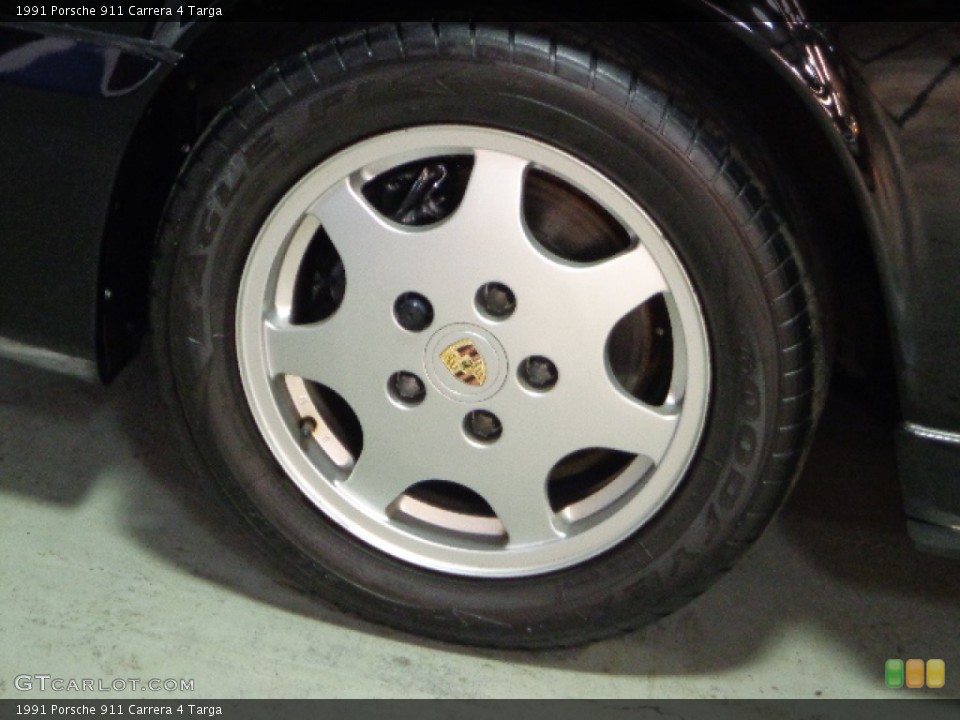 1991 Porsche 911 Carrera 4 Targa Wheel and Tire Photo #73338042