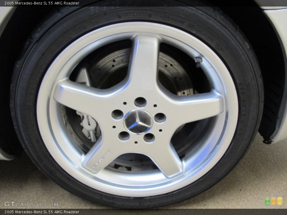 2005 Mercedes-Benz SL 55 AMG Roadster Wheel and Tire Photo #73340973