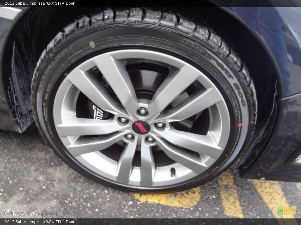 2012 Subaru Impreza WRX STi 4 Door Wheel and Tire Photo #73341639