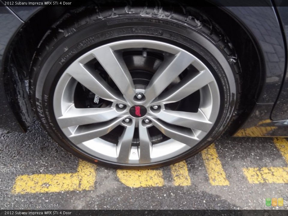 2012 Subaru Impreza WRX STi 4 Door Wheel and Tire Photo #73341651