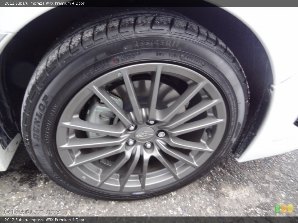 2012 Subaru Impreza WRX Premium 4 Door Wheel and Tire Photo #73341930