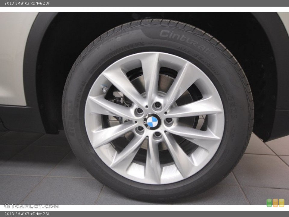 2013 BMW X3 xDrive 28i Wheel and Tire Photo #73346388
