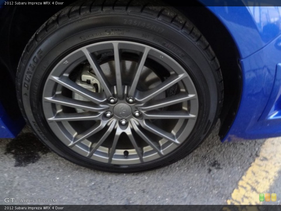 2012 Subaru Impreza WRX 4 Door Wheel and Tire Photo #73349099