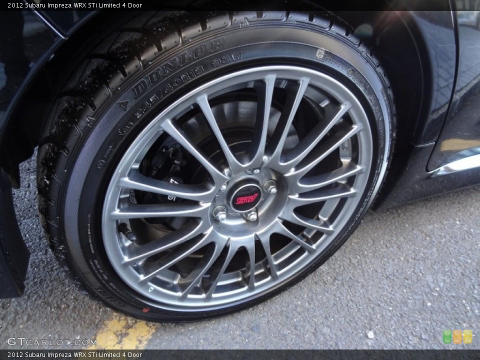 2012 Subaru Impreza WRX STi Limited 4 Door Wheel and Tire Photo #73350189