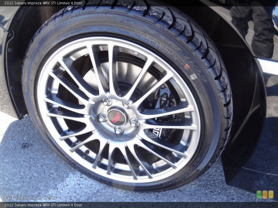 2012 Subaru Impreza WRX STi Limited 4 Door Wheel and Tire Photo #73350242