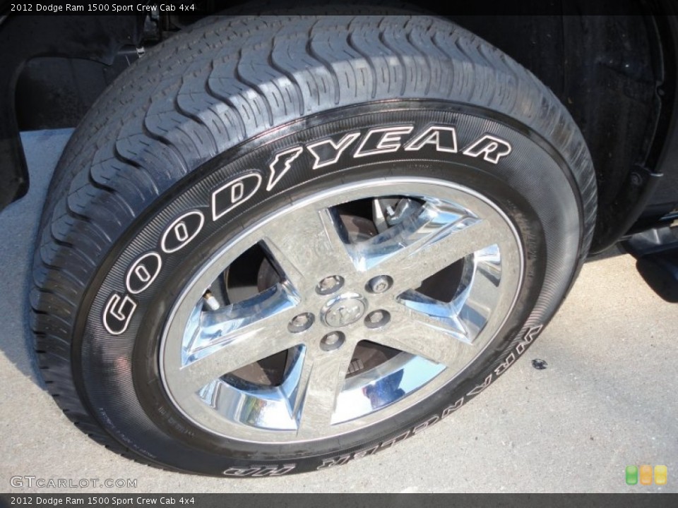2012 Dodge Ram 1500 Sport Crew Cab 4x4 Wheel and Tire Photo #73350344