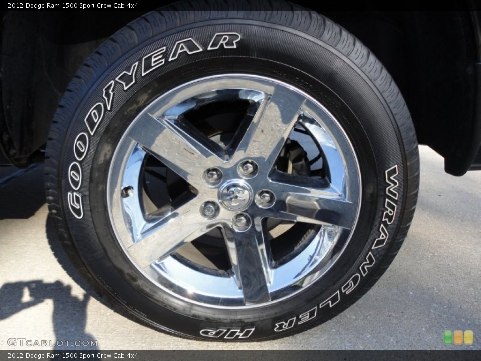 2012 Dodge Ram 1500 Sport Crew Cab 4x4 Wheel and Tire Photo #73350371