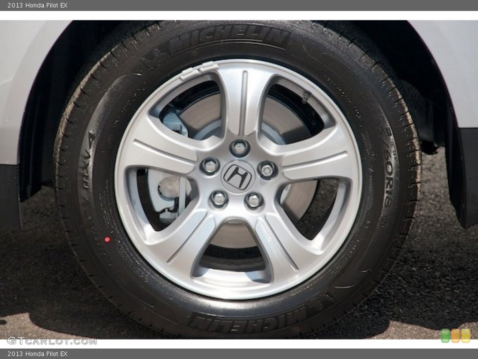 2013 Honda Pilot EX Wheel and Tire Photo #73354850