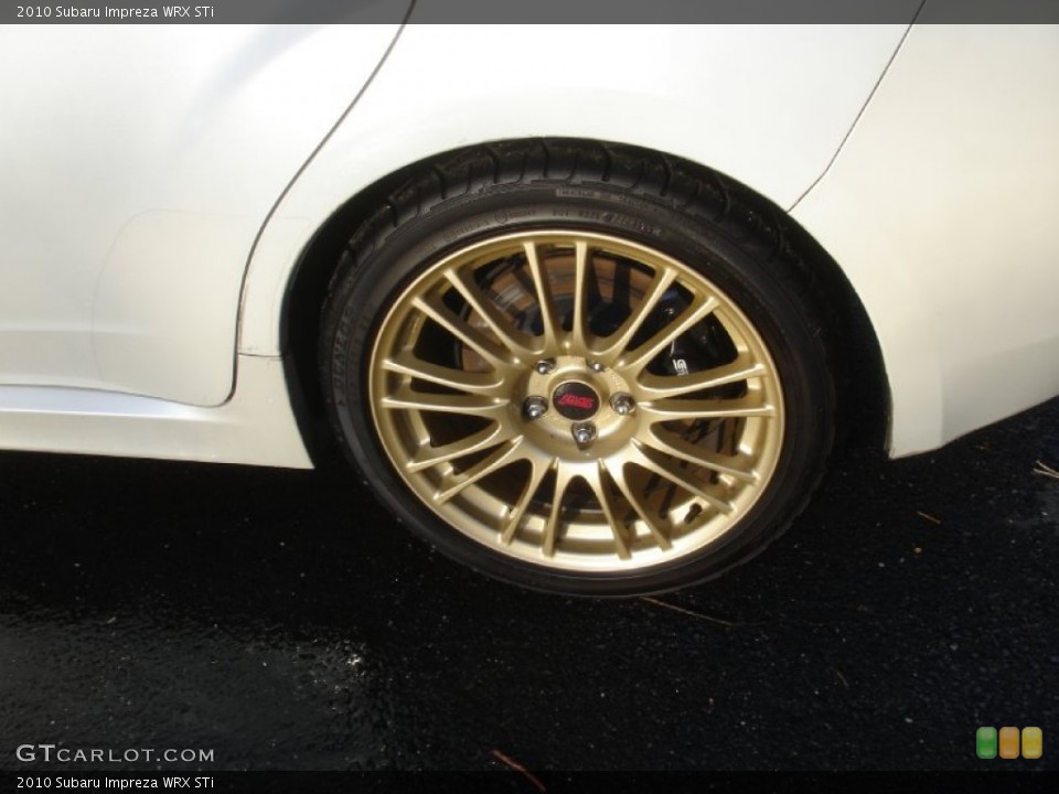 2010 Subaru Impreza WRX STi Wheel and Tire Photo #73354952