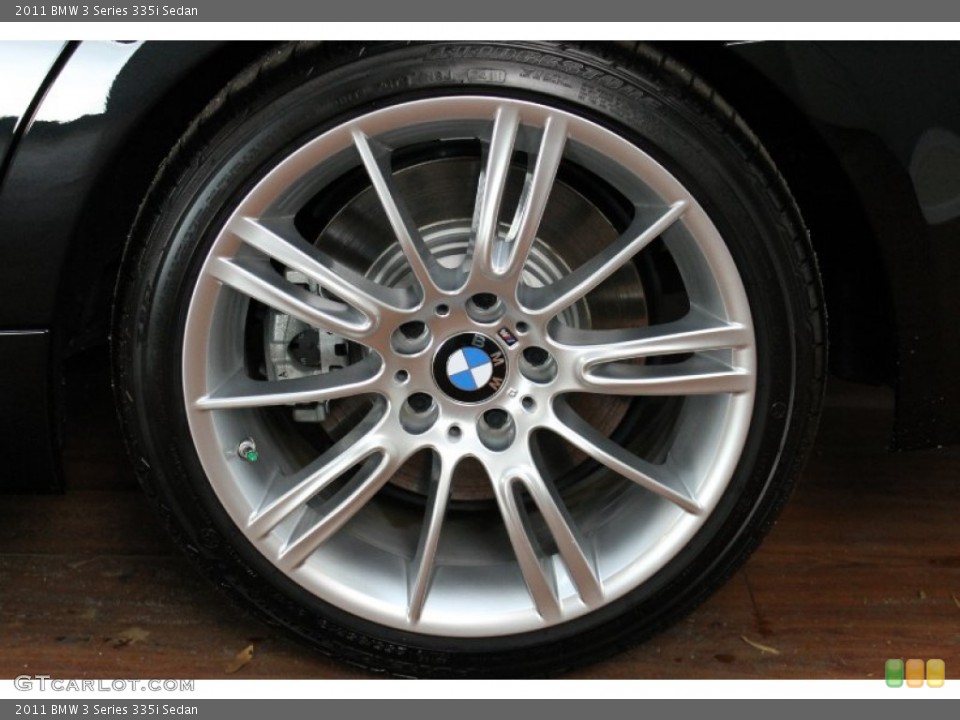 2011 BMW 3 Series 335i Sedan Wheel and Tire Photo #73354961