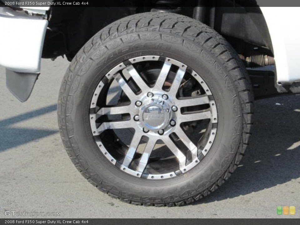 2008 Ford F350 Super Duty Custom Wheel and Tire Photo #73364516