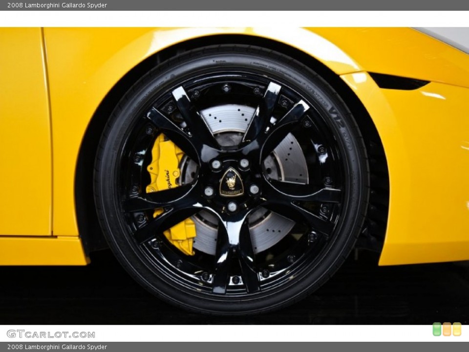 2008 Lamborghini Gallardo Spyder Wheel and Tire Photo #73366298