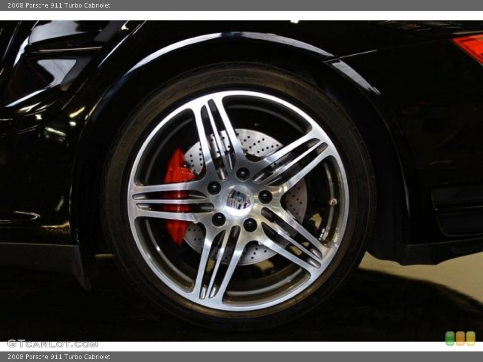 2008 Porsche 911 Turbo Cabriolet Wheel and Tire Photo #73369623