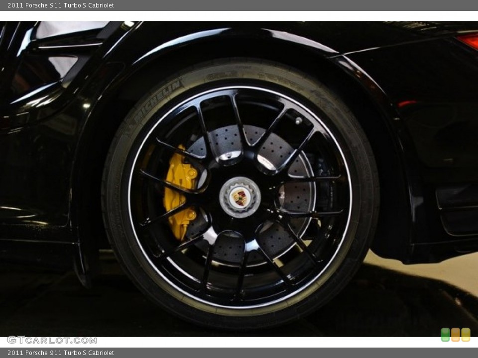 2011 Porsche 911 Turbo S Cabriolet Wheel and Tire Photo #73371602