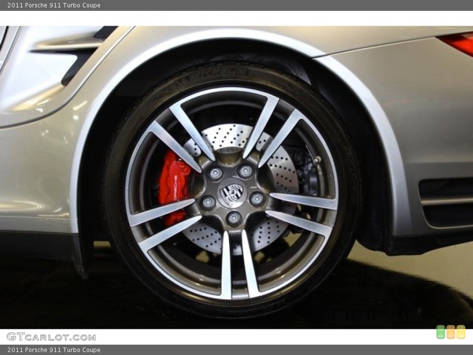 2011 Porsche 911 Turbo Coupe Wheel and Tire Photo #73372289