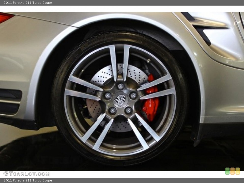 2011 Porsche 911 Turbo Coupe Wheel and Tire Photo #73372307